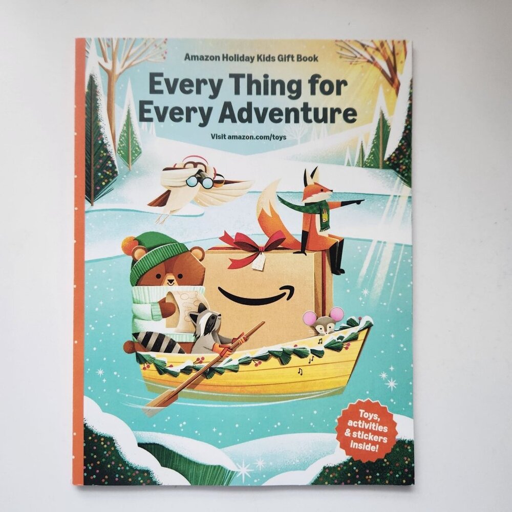2025 Amazon Holiday Kids Gift Book Toys Catalog has Stickers and Wishlist!!